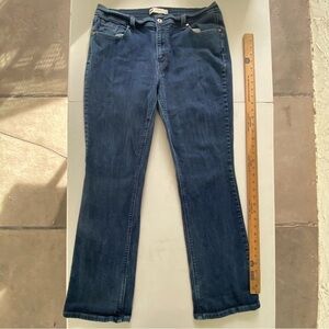 Levi's 515 Womens Bootcut Jeans Dark Wash 16 16L with flap pockets